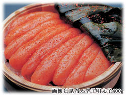 【純】虎杖浜産・昆布〆辛子明太子